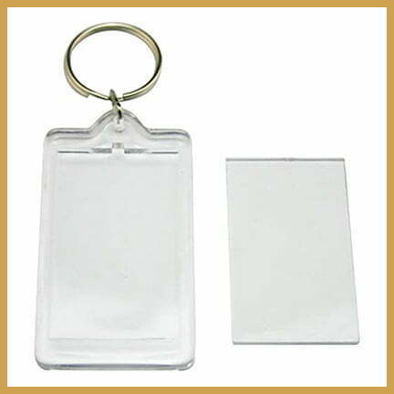 rectangle acrylic keychain supplier