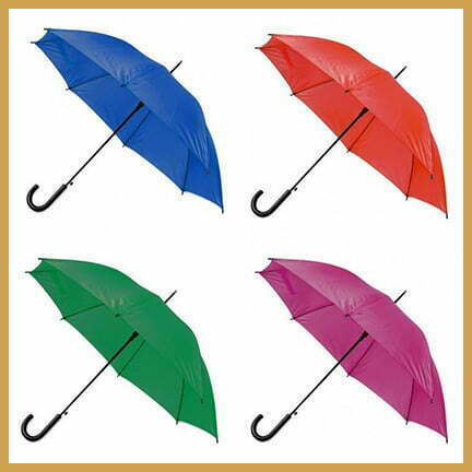 standard J-handle umbrella supplier corporate giveaways
