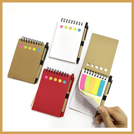 Eco Post-It Notes 3 with pen