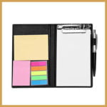 Leather Post-It Notes 3 with pen