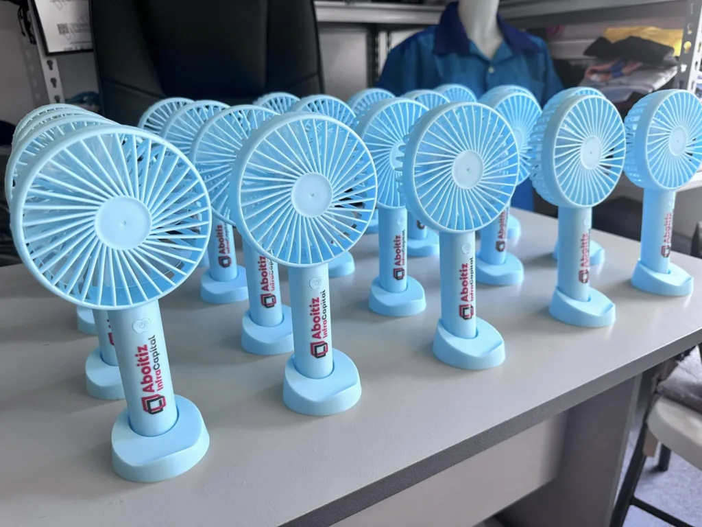 mini fan blue