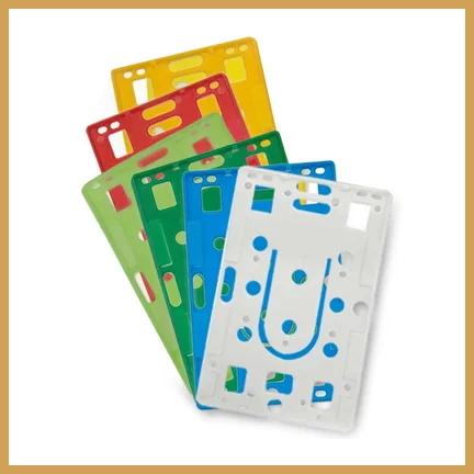 plastic ID holder
