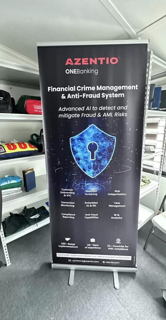 roll up banner by azentio